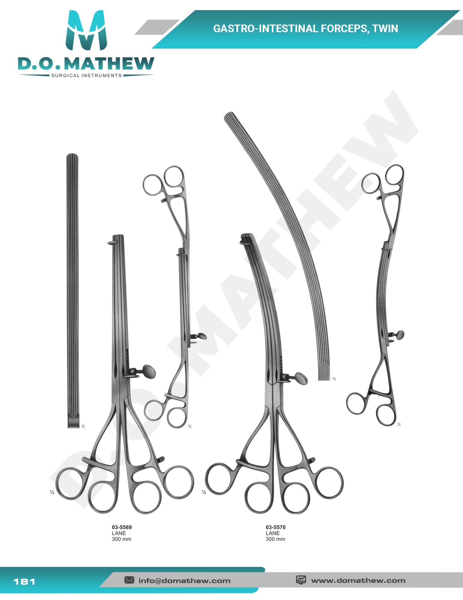 Forceps, Intestinal Clamps, Specula, Biopsy Forceps, Anuscopes